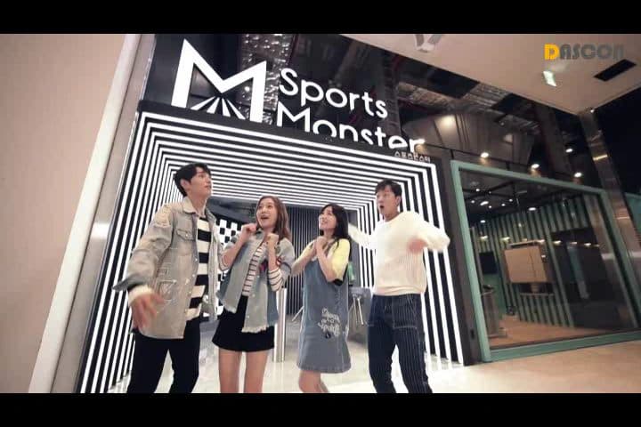 2016년 스포츠몬스터 - 하남 스타필드 국내 최초 NFC 밴드 스포츠 체험 테마관 현장 사진