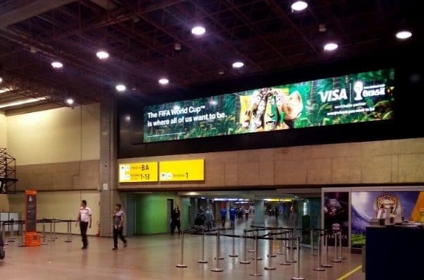 2013년 브라질 과룰류스(GRU) 국제공항 현장 사진